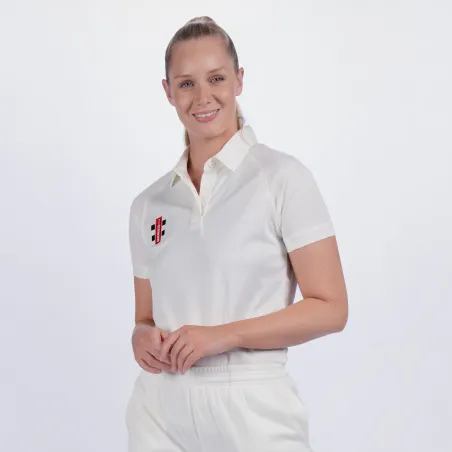 Gray Nicolls Matrix V2 Short Sleeved Womens Cricket Shirt (2023)