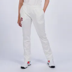 Pantalón de cricket gris Nicolls Matrix V2 para mujer (2022) -