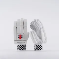 Guantes de cricket grises Nicolls Ultimate 350 (2022) - Guantes