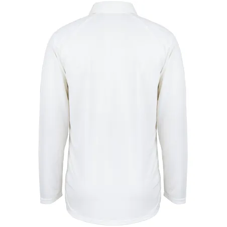 Grijs Nicolls Matrix V2 cricketshirt met lange mouwen