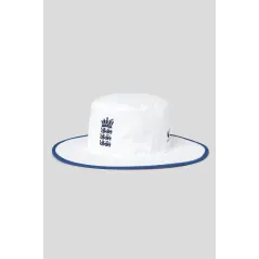 England Cricket Wide Brim Hat - White (2022/23)