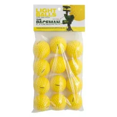 Paceman/Slider Light Balls - Yellow (12 Pack)
