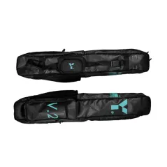 Y1 V2 Hockey Stickbag - Negro/Verde azulado (2022/23) - Bolsas