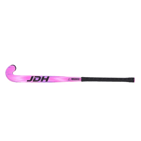 JDH Junior Mid Bow Junior Hockey Stick - Púrpura (2022/23)