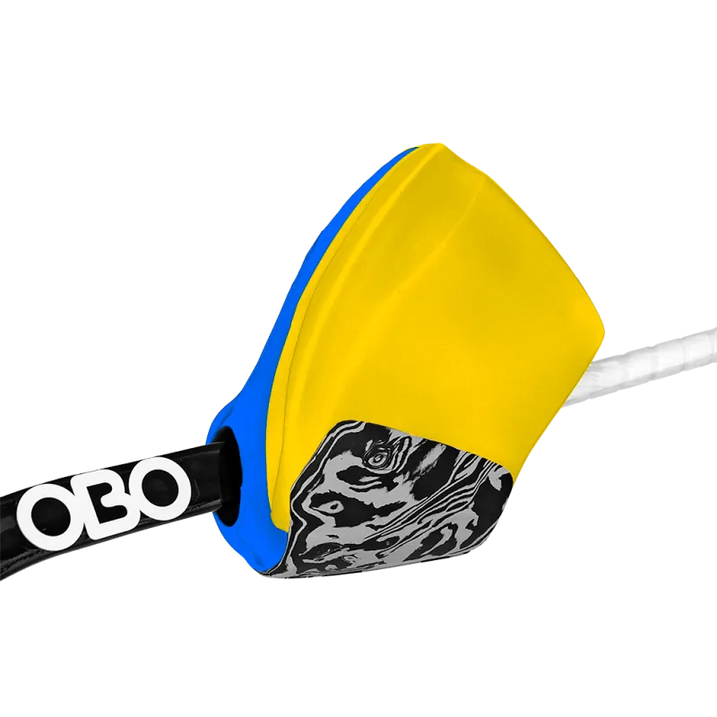 OBO Robo Hi-Rebound Right Hand Protector - Yellow/Blue