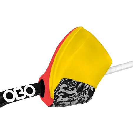 OBO Robo Hi-Rebound Right Hand Protector - Yellow/Red