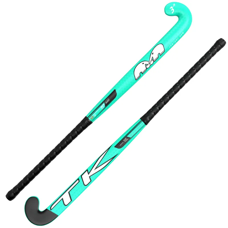 TK 3 Junior Control Bow Hockey Stick - Aqua (2022/23)