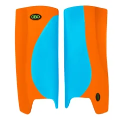 OBO Robo Hi-Rebound Legguards - Peron Blue/Orange