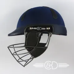 C&D The Albion Titanium Senior Cricket Helmet - Navy