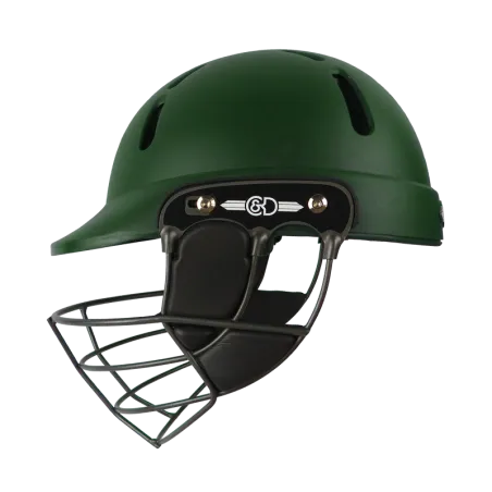 C&D The Albion Titanium Senior Cricket Helmet - Green
