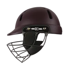 C&D The Albion Titanium Senior Cricket Helmet - Maroon