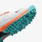 DSC Jaffa 22 Junior Rubber Cricket Shoes - White/Orange (2023)