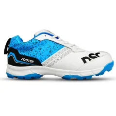 DSC Zooter Cricket Shoes - White/Blue (2024)