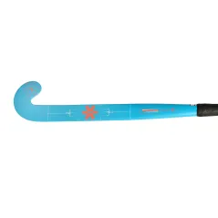 Osaka Indoor Vision 10 Low Bow Hockey Stick - Blue/Orange (2023)
