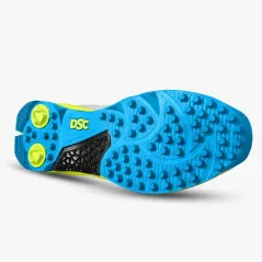 DSC Jaffa 22 Junior Rubber Cricket Shoes - White/Yellow (2025)