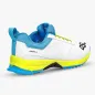 DSC Jaffa 22 Junior Rubber Cricket Shoes - White/Yellow (2024)