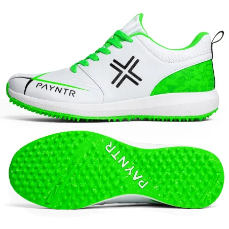 Payntr V Junior Cricket Pimples - White/Green (2023)