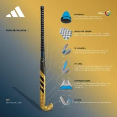 Adidas Ruzo Kromaskin .1 Hockey Stick (2023/24)