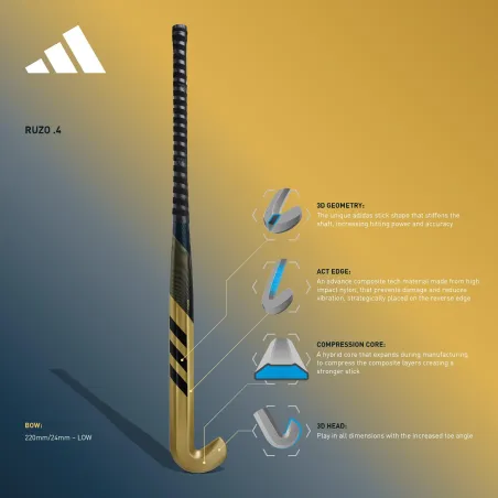 Adidas Ruzo .4 Bastone da hockey (2023/24)