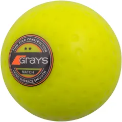 Grays Match Hockey Ball - Box of 60 - Yellow (2023/24)