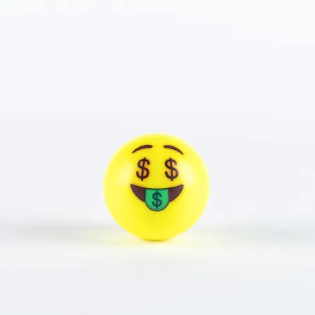 Gray Emoji Hockey Ball - Money (2023/24)