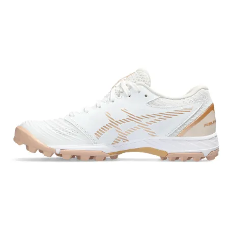 Asics Field Ultimate FF 2 Chaussures de Hockey - Blanc/Champagne (2023/24)