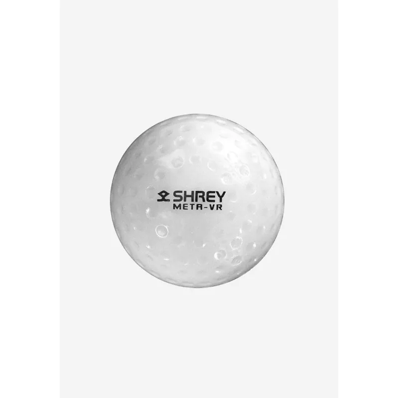 Shrey Meta VR Dimple Palloni da Hockey - Bianco - Confezione da 12