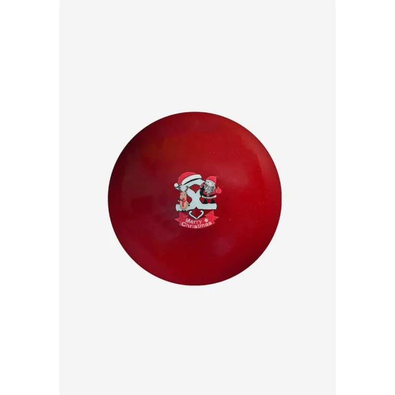 Shrey Meta VR Merry Christmas Hockey Ball - Red