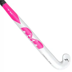 TK 2.5 Control Bow Hockey Stick - White/Pink (2023/24)