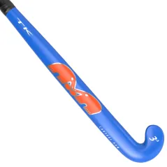 TK 3 Junior Control Bow Hockey Stick - Blauw/Oranje (2023/24)