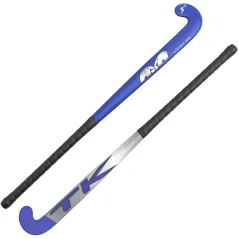 TK 3.6 Indoor Control Bow Hockey Stick - Blue/Silver (2023/24)