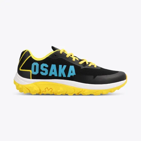 Osaka KAI MK1 Junior Hockey Shoes - Black/Holographic (2023/24)