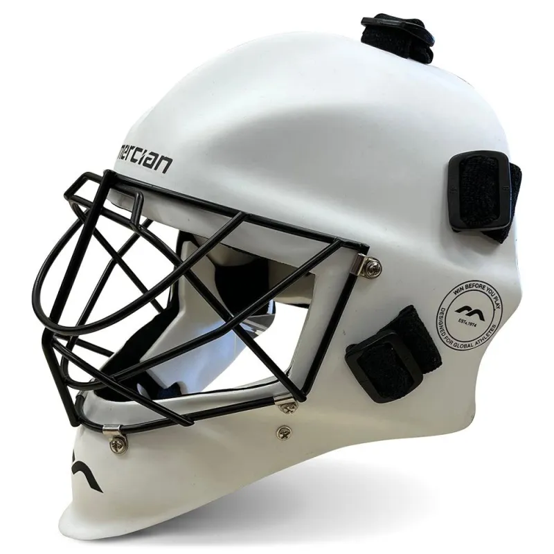 Mercian Genesis Junior Goal Keeping Helmet - White Matt (2024/25)