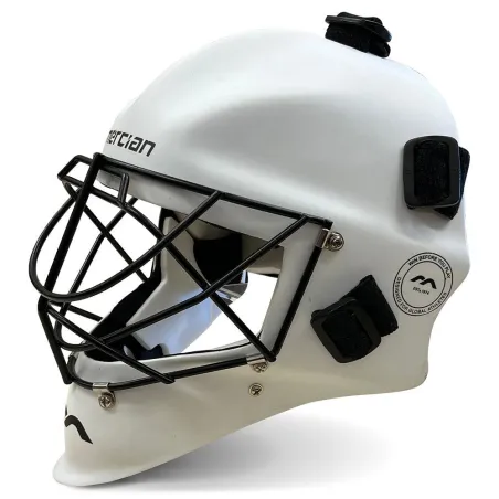 Mercian Genesis Junior Goal Keeping Helmet - White Matt
