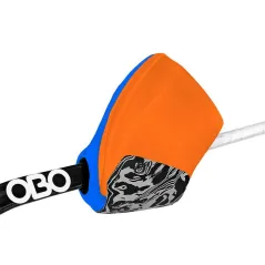 Obo Robo Hi-Rebound Protektor rechts - Orange/Blau