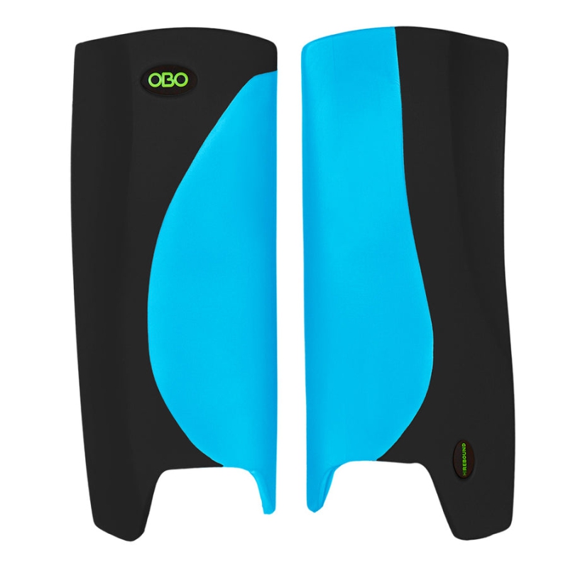 OBO Robo Hi-Rebound Legguards - Peron Blue/Black
