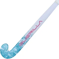 Guerilla Silverback C20 Low Bend Hockey Stick - White/Teal (2023/24)
