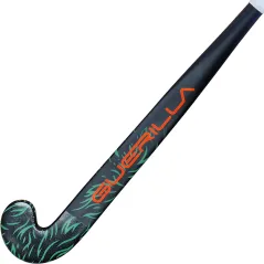 Guerilla Silverback C20 Low Bend Hockey Stick - Black/Green (2023/24)