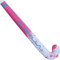 Guerilla Silverback C10 Low Bend Hockey Stick - White/Pink