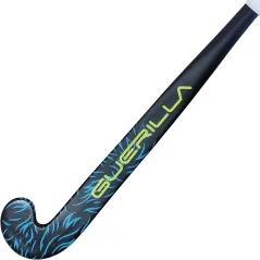 Guerilla Silverback C10 Low Bend Hockey Stick - Black/Cyan (2023/24)