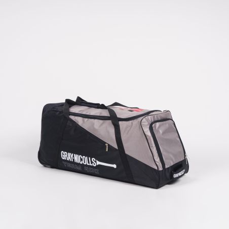 Gray Nicolls Team 400 Wheelie Cricket Bag - Black/Silver (2024)