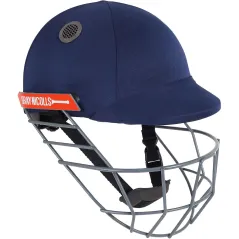 Casco Nicolls Cricket Cricket gris - Azul marino (2020) -