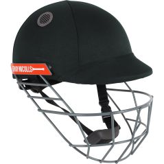 Grijze Nicolls Atomic Cricket Helm - Zwart (2024) - Grijze