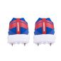 Kookaburra KC 1.0 Spike Cricket Shoes - White/Blue/Red (2024)