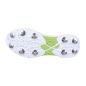 Kookaburra KC 2.0 Spike Cricket Shoes - White/Lime (2024)