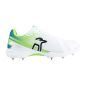 Kookaburra KC 2.0 Spike Cricket Shoes - White/Lime (2024)