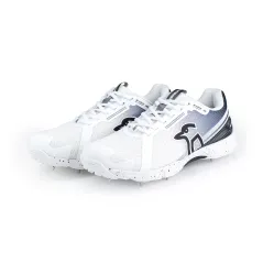 Kookaburra KC 2.0 Spike Junior Cricket Shoes - White/Black