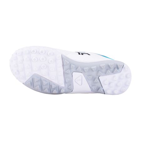 Kookaburra KC 5.0 Rubber Junior Cricket Shoes - White/Teal (2024)