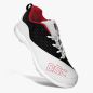 DSC Rigor X Rubber Cricket Shoes - White/Black (2024)