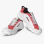 DSC Rigor X Rubber Cricket Shoes - White/Red (2024)